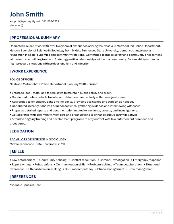 Simple Elegant Template